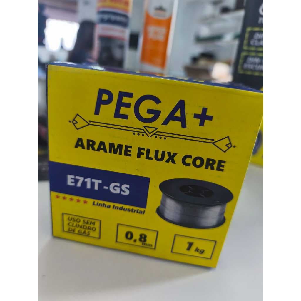 Arame Para Solda MIG 0,8mm Rolo 1KG Sem Gás solda macia pronta entrega