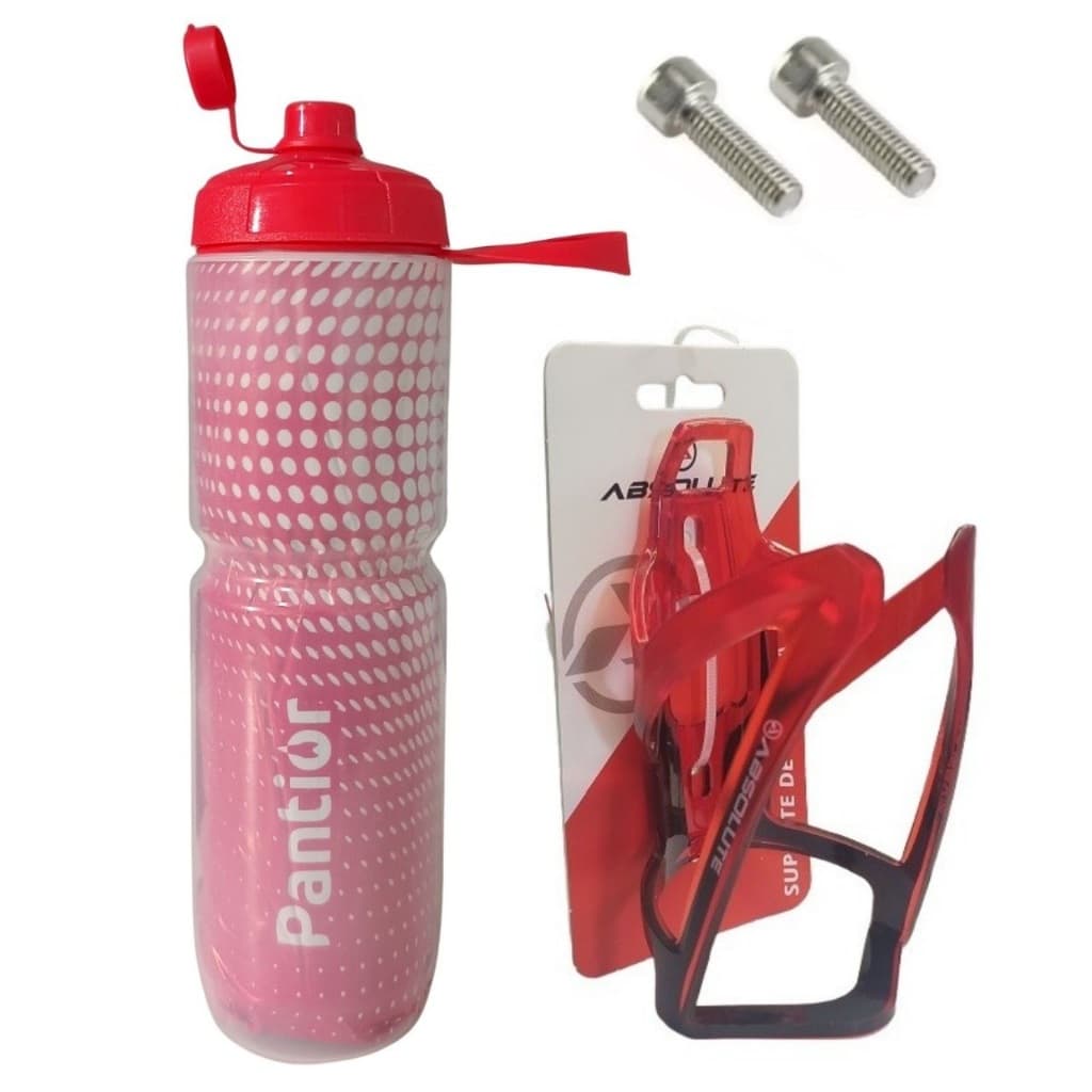 Garrafa de Água com Suporte Bike Térmica Garrafinha 710ml