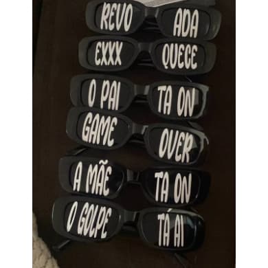 Kit Adesivos Personalizados para Óculos de Festa Óculos de Formatura Óculos de Casamento