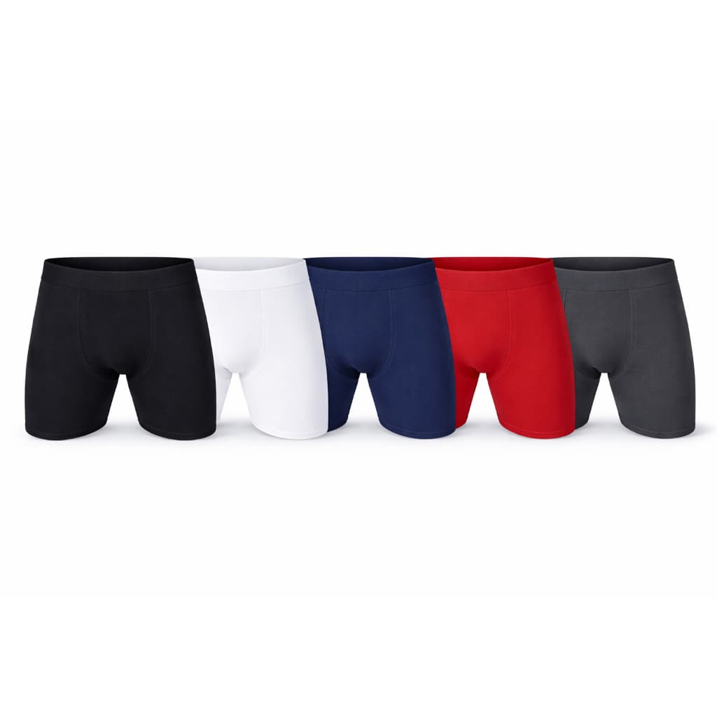 Kit/10 Cuecas Boxer long Microfibra Poliamida Masculina Não Enrola Malha Fria
