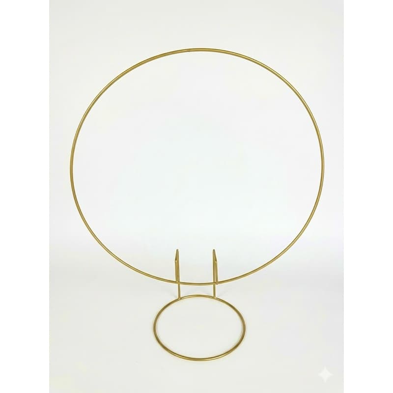 Mini Arco de Mesa 50x50 cm Painel Dourado Para Festa Decoração Eventos Casamentos Suporte Para Balão e Tecidos