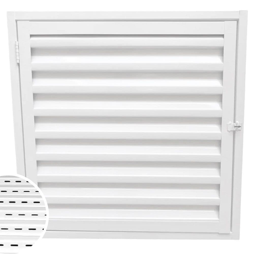 Porta Alçapão Para Telhado 60X60 Abrigo Acesso Laje Sótão Ventilado E Liso