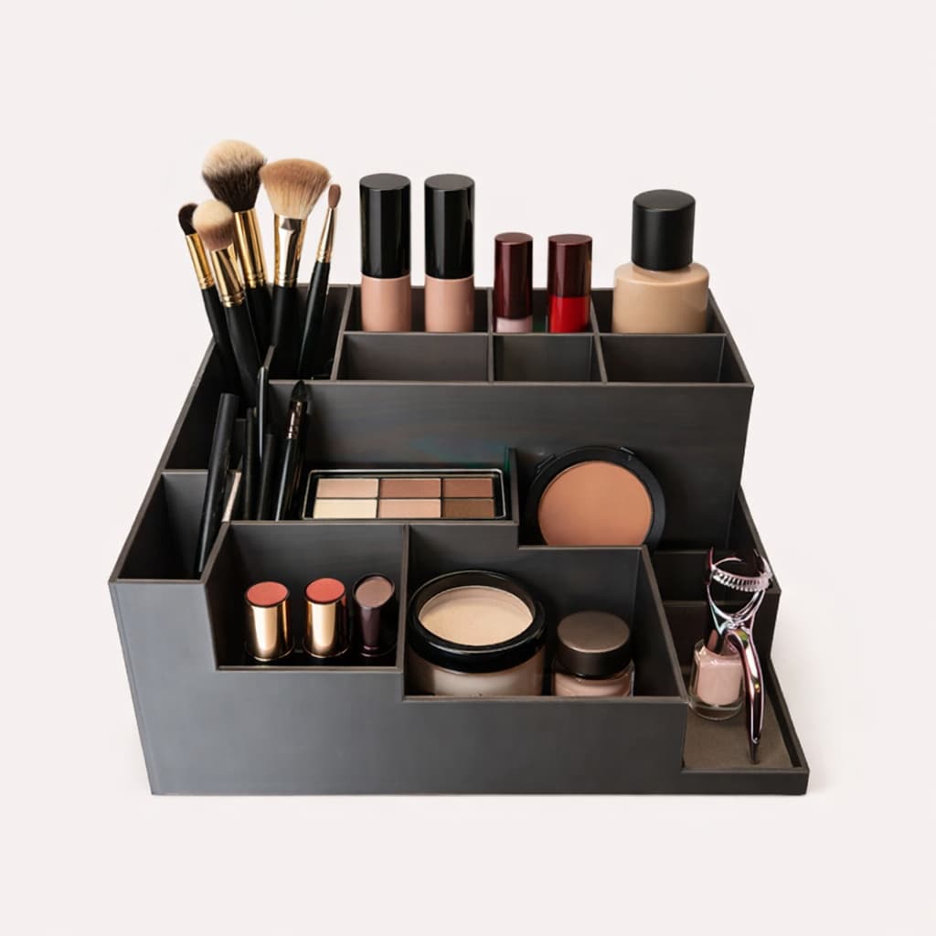 Organizador de Maquiagem | Porta Maquiagem | Porta Pincel | Make | Cosméticos | Organizador de mesa multiuso