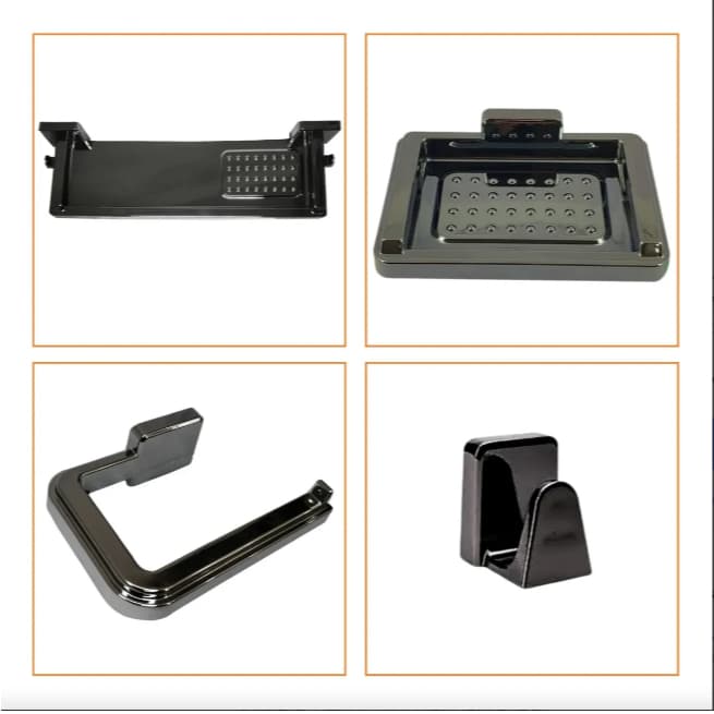 Kit de Acessórios Para Banheiro Plástico 5 Peças Roper Plast