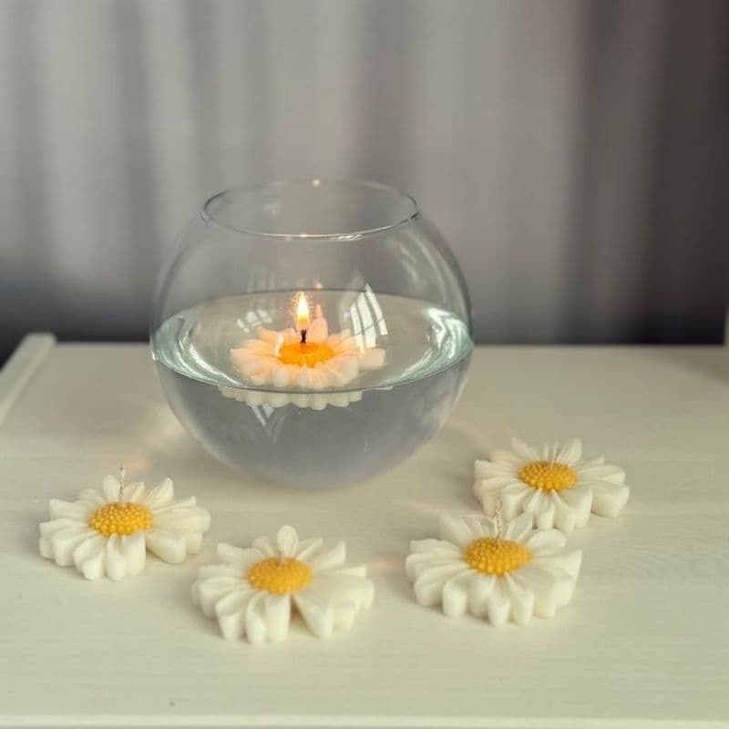 vela aromatica Margarida, vela perfumada Margarida, vela lembrancinha, lembrancinha de aniversário