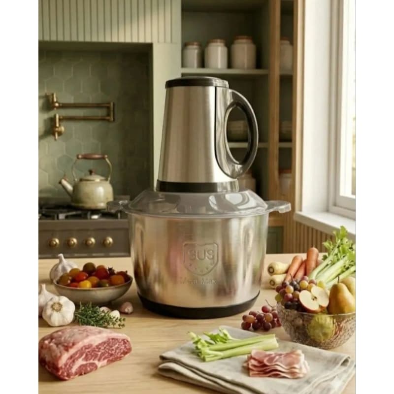 Processador Alimentos Elétrico Inox Legumes Carnes 3 litros 2 Litros 220v