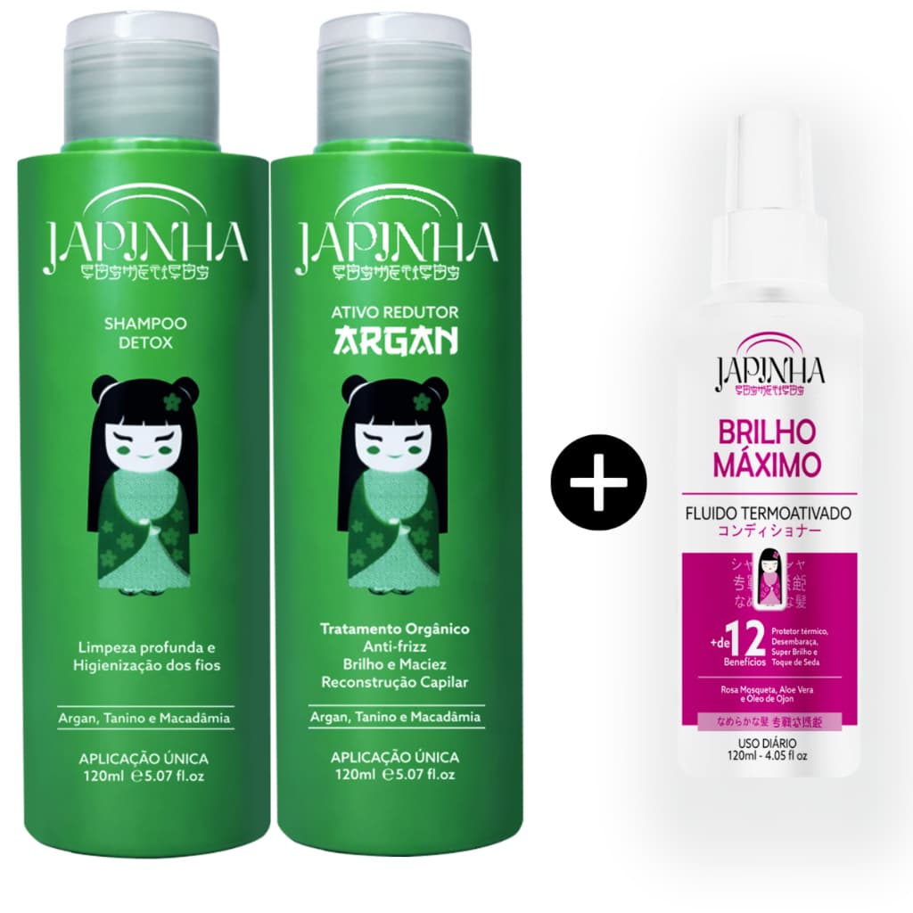 Kit Selagem Sem Formol Orgânica + Protetor Térmico | Desempenho Profissional Sem Gastar Muito 💚