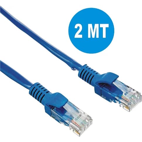 CABO DE REDE CAT5E X-CELL 2M AZUL XC-CR-2M