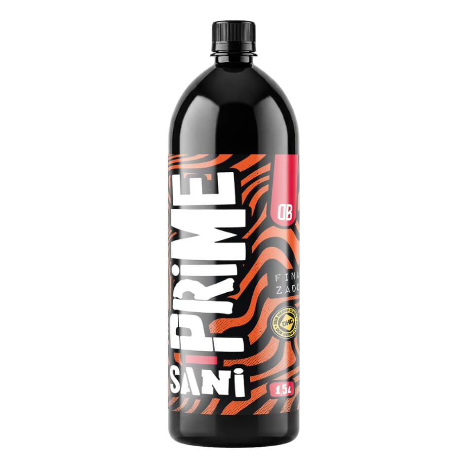 Finalizador Sanitizante Sani Prime 1,5L Dub Boyz Higieniza Perfuma Aroma Laranja Prime Acabamento Automotivo