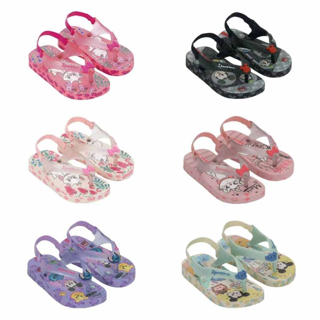 Chinelo de Dedo Ipanema Disney Baby Lançamento Original