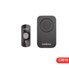 Campainha sem fio Cib10 preta