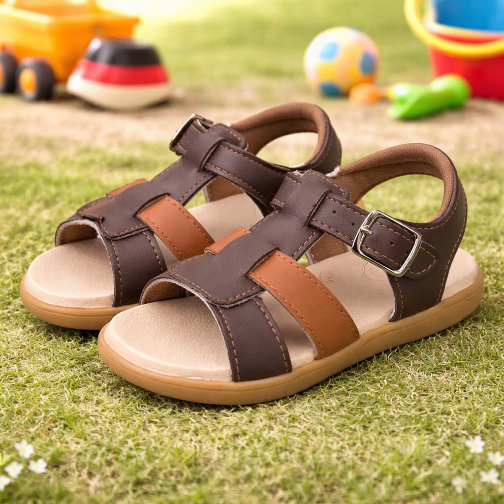 Sandalia Papete Infantil Menino Confortavel Anatomica Macia Antiderrapante Casual Flexivel Escolar