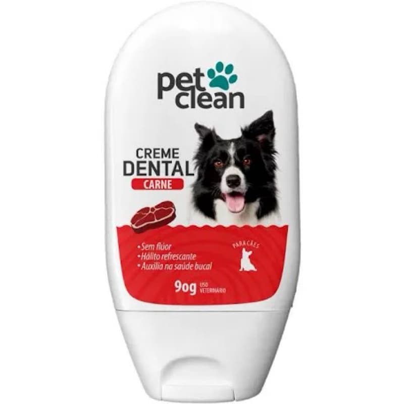 Creme Dental PetClean Sem Flúor Carne
