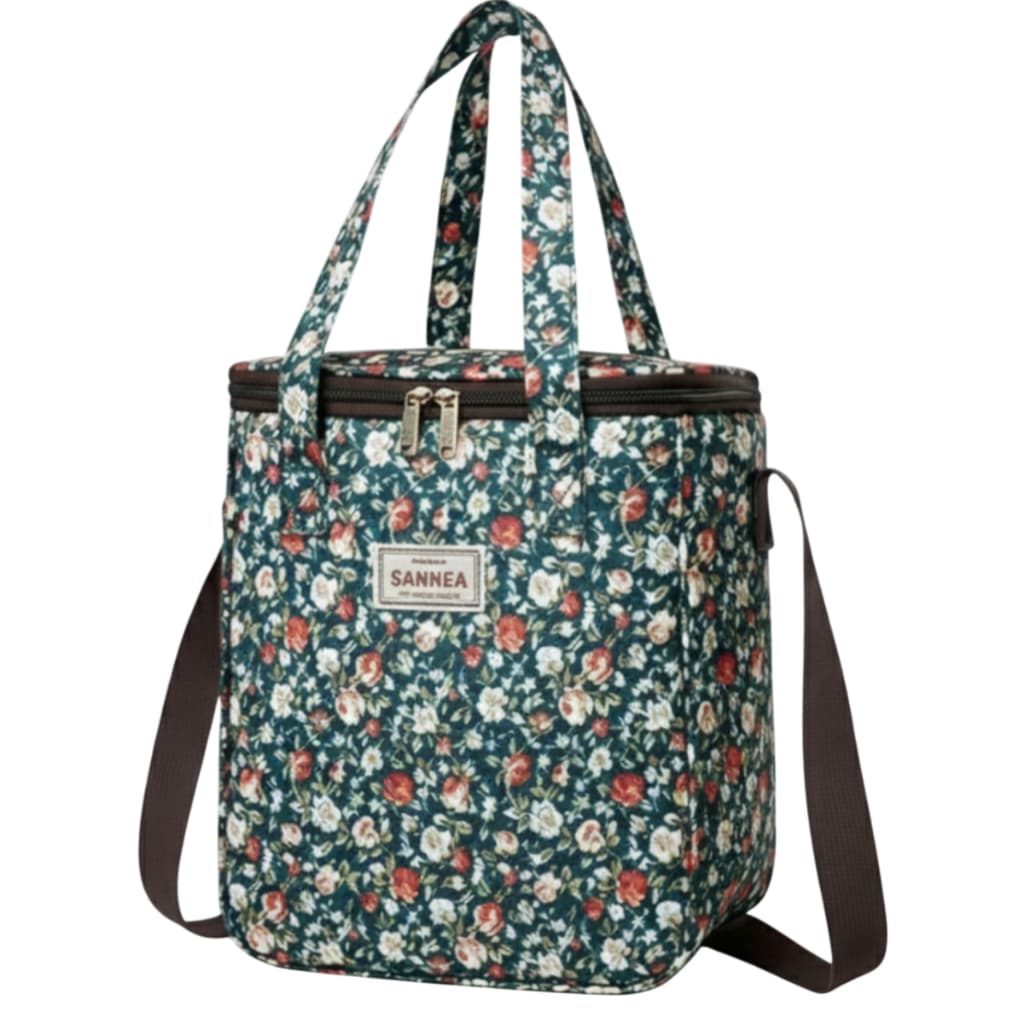 Bolsa Térmica Feminina Impermeável Lancheira Marmita Academia Trabalho Compacta Elegante