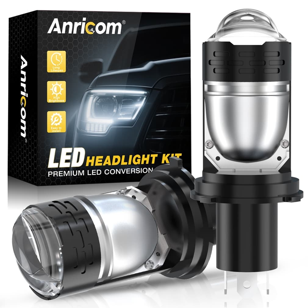 Ultra Led Lâmpada Farol Super Led H4 Mini Projetor LED Carros Motos Alto Brilho Fácil Instalação