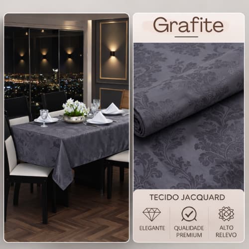 🌸 Toalhas mesa Jacquard Premium luxo – Sofisticada em Grande Estilo! 🌸