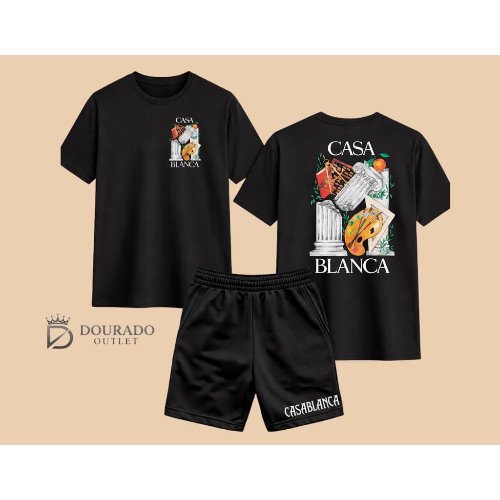 Camisa + Short Estampa Street Moderna Casa Estilo Urbano