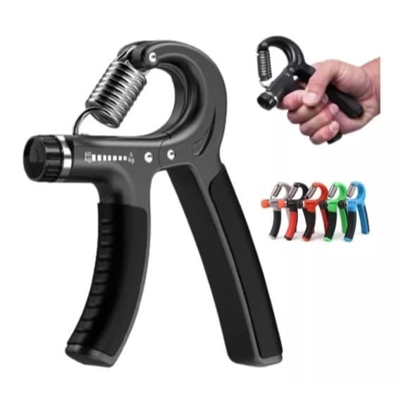 ​Hand Grip Ajustável Com Mola 5kg A 60kg Fortalecedor De Mão Pulso E Antebraço Musculação