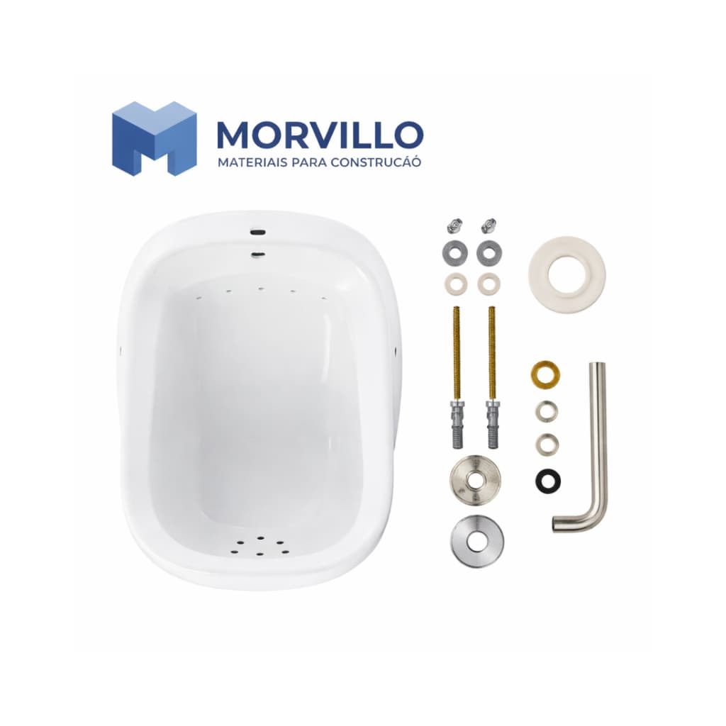 KIT COMPLETO MICTORIO + KIT INSTALAÇÃO ICASA BRANCO