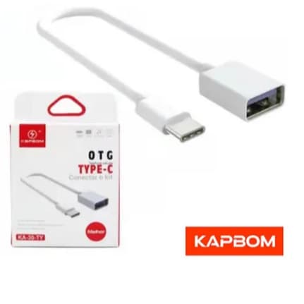 Adaptador OTG USB Tipo C para USB Fêmea Android Pendrive Teclado Mouse