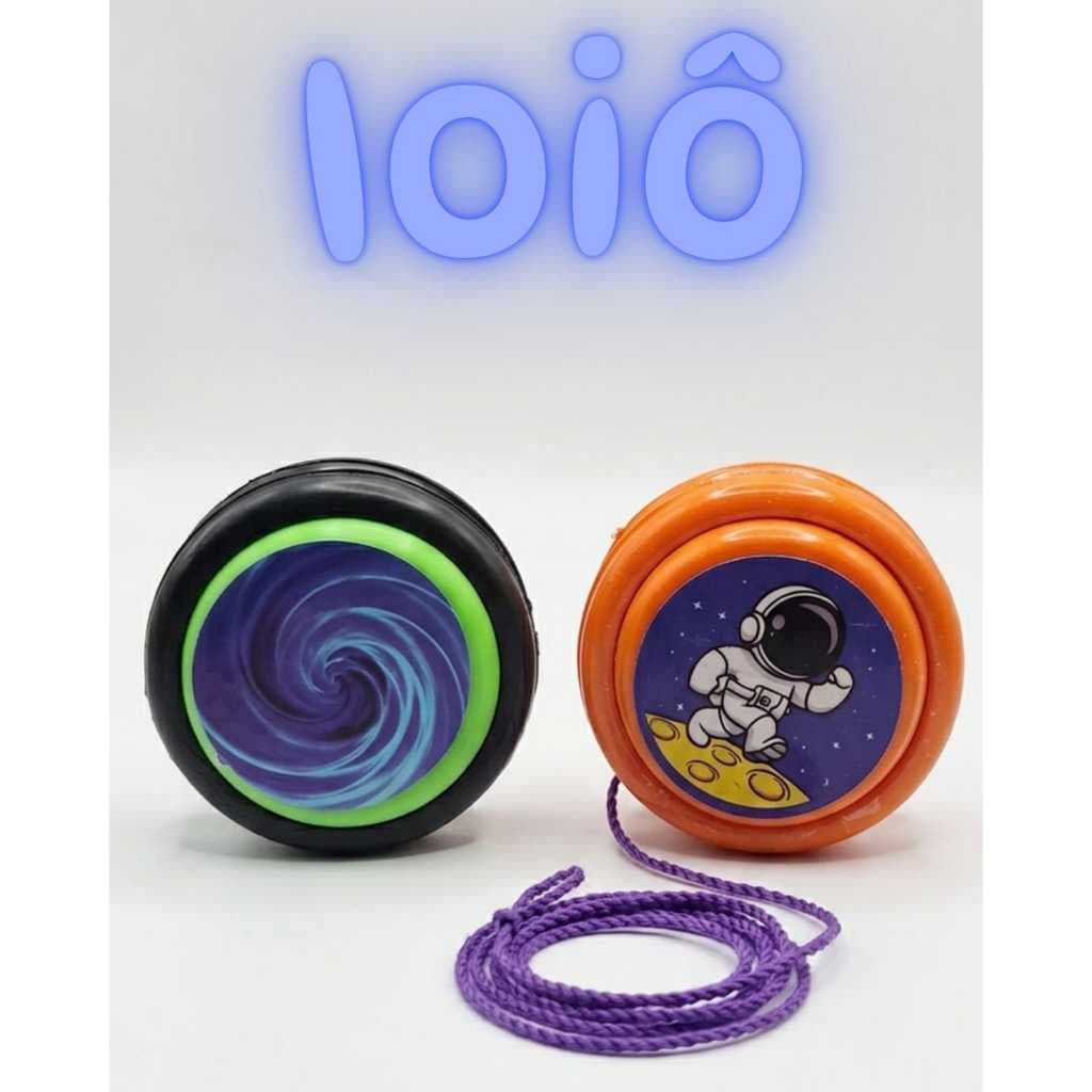 Ioiôs Infantil Colorido Diferentes Temas Brinquedo Lembrancinha Festa Varias Cores Mamãe e Bebê