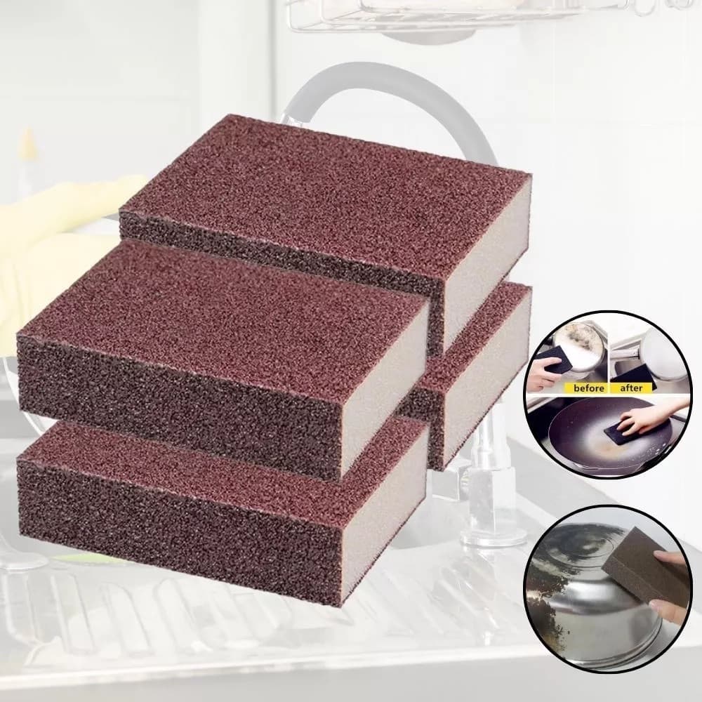 Esponja Mágica Para Limpeza Pesada Grelhas Ferrugem