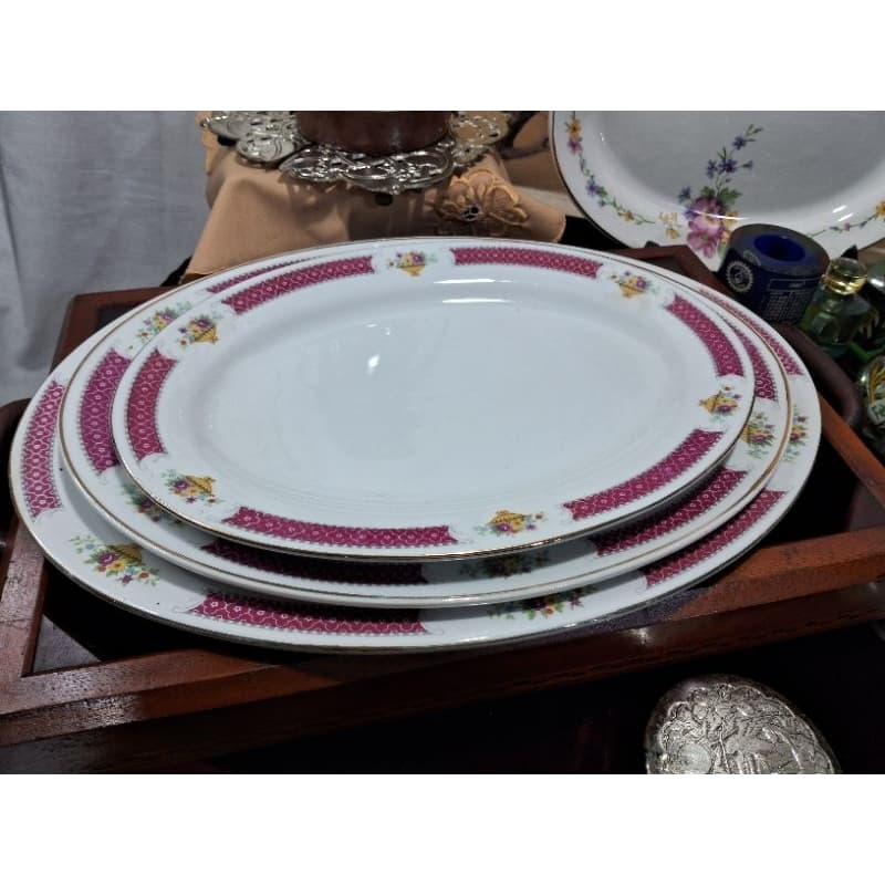 Conjunto de Travessas em Porcelana Chinesa – Década de 70