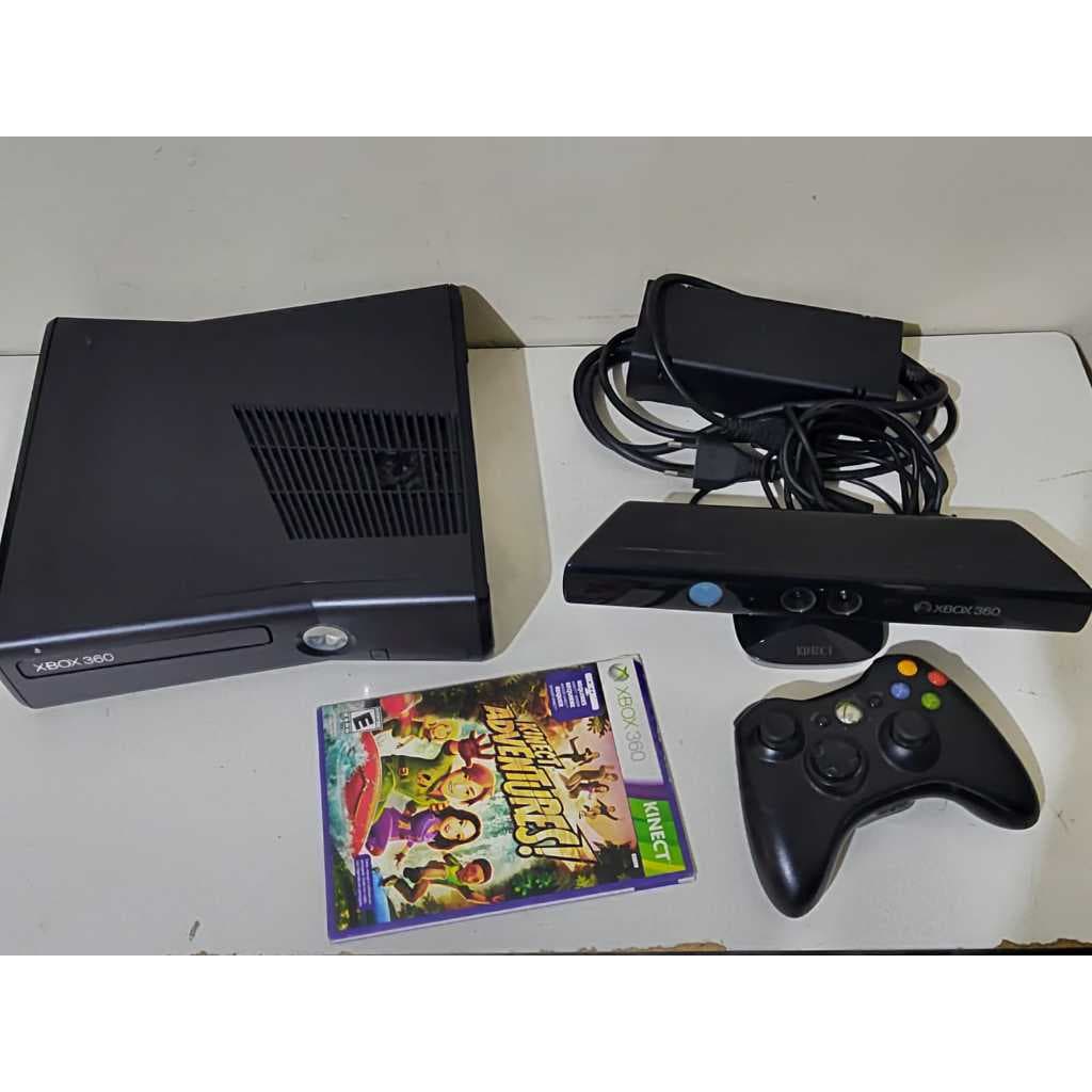 Video Game Xbox 360 Slim Com Kinect