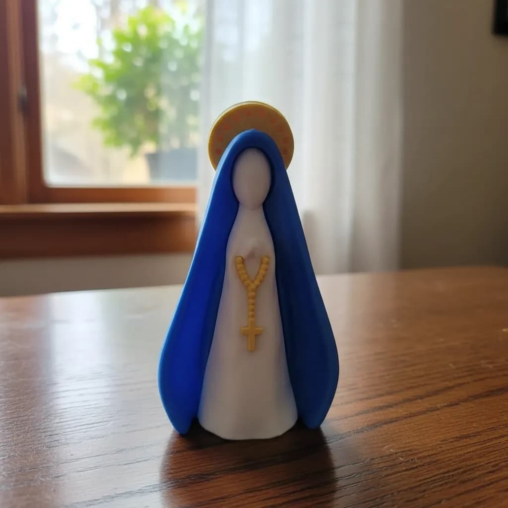 Escultura Nossa Senhora Minimalista