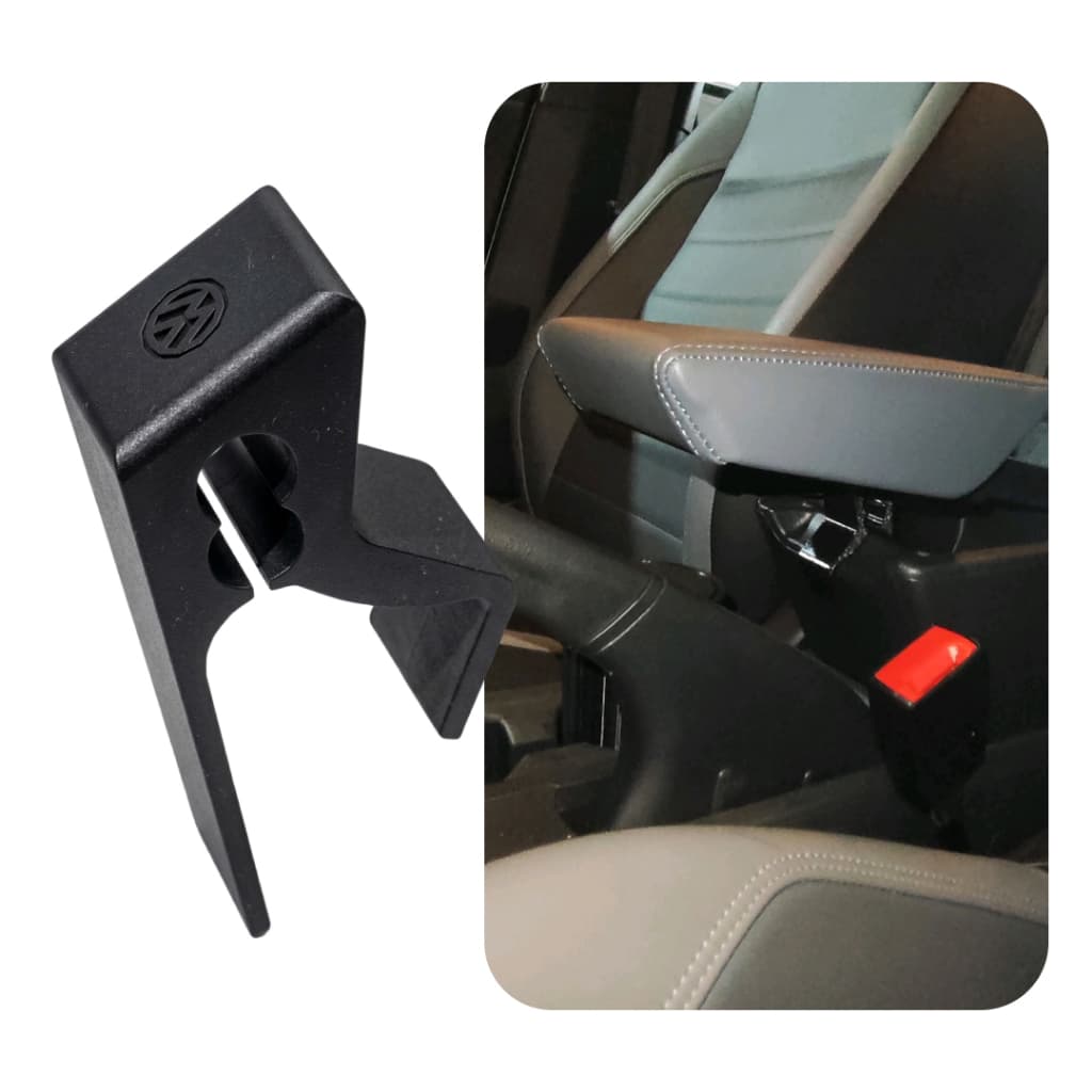 Suporte Encosto de Braço VW Polo Virtus Nivus Largo | Conforto e Ajuste Perfeito