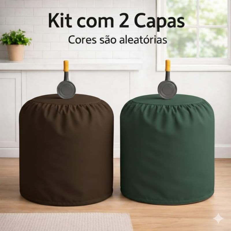 Kit com 2 Capas Para Botijão de gás cozinha ALEATÓRIAS