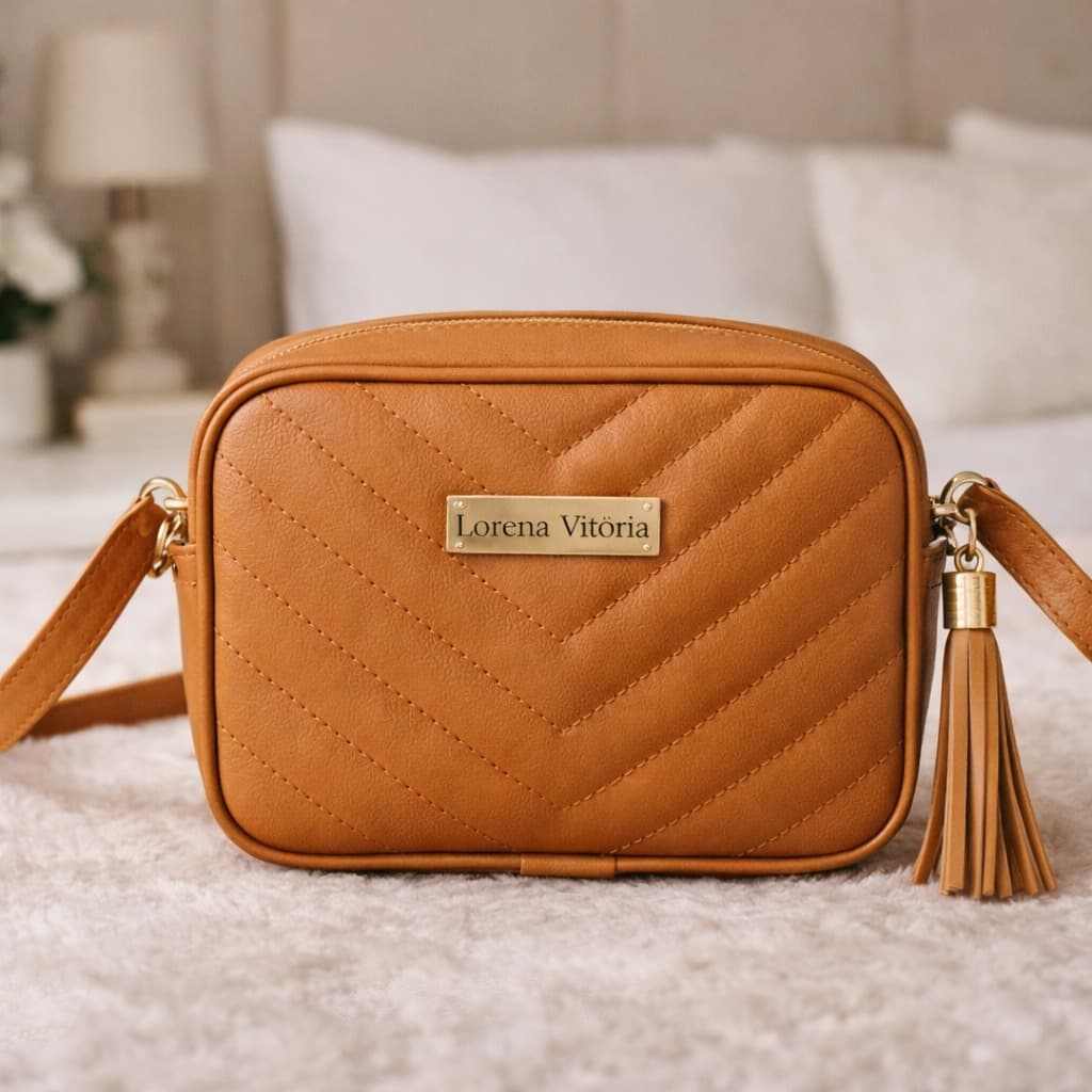 BOLSA FEMENINA TRANSVERSAL LATERAL BOLSA PEQUENA FECHAMENTO COM ZIPER