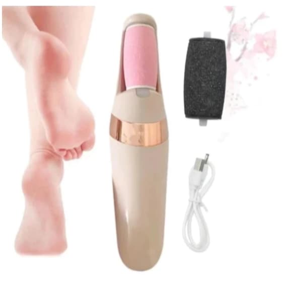 Lixador de Pé Elétrico Esfoliador Tira Calos Pedicure Portátil Marisa Lixa Elimina Calo Portátil Usb