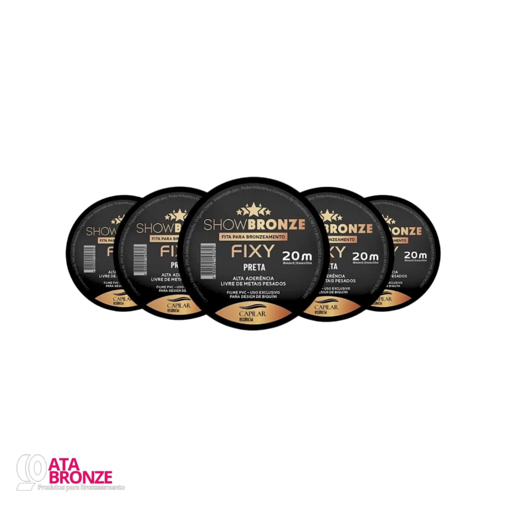 KIT 10 FITAS PRETAS CAPIL.AR ESSÊNCIA