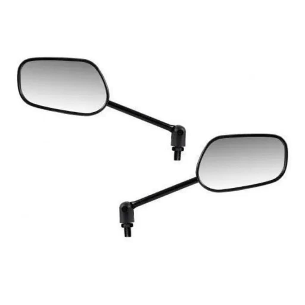 Retrovisor Para Moto Mini Compatível Titan Preto Articulado