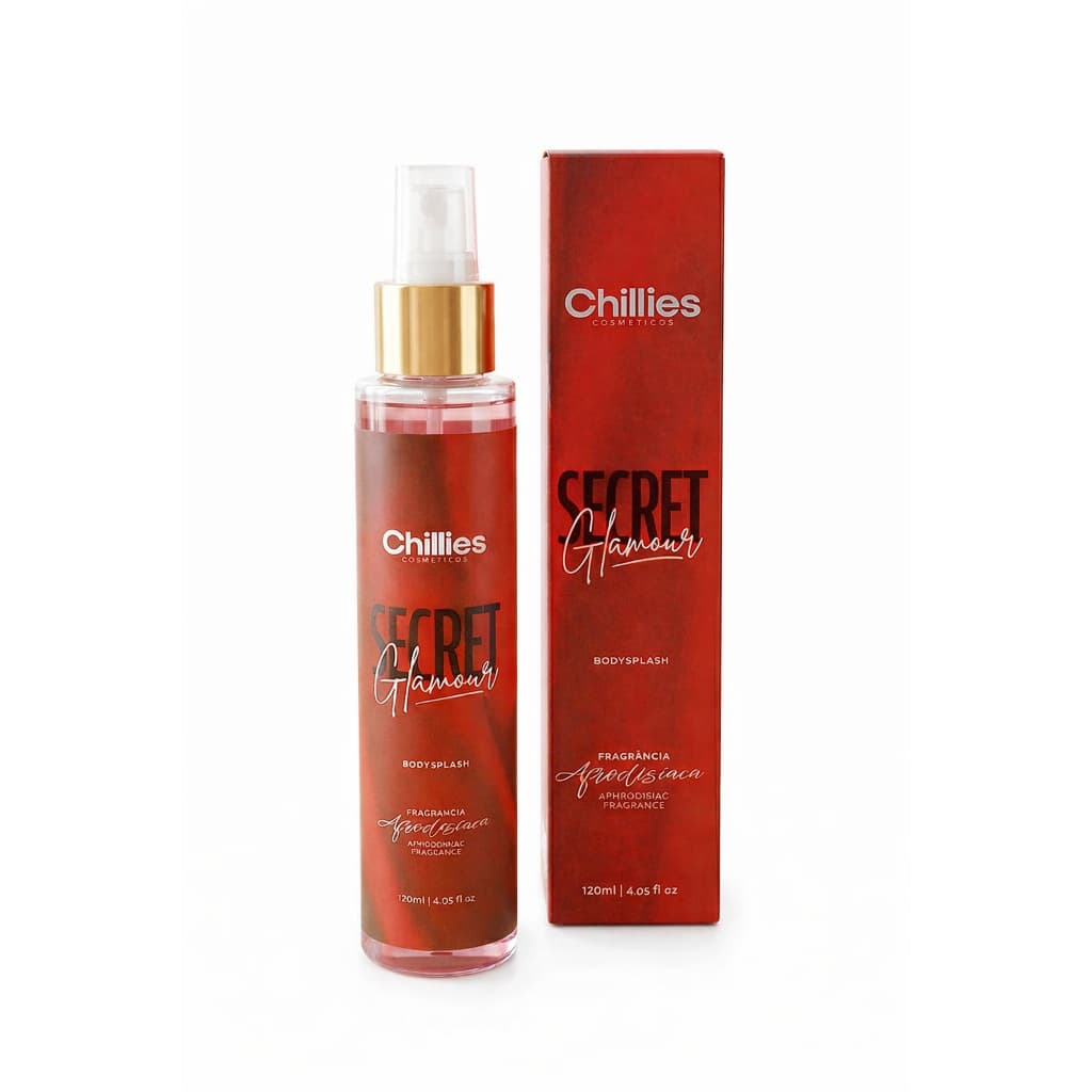 Body Splash Feminino Secret Glamour – Fragrância Afrodisíaca Chillies 200ml