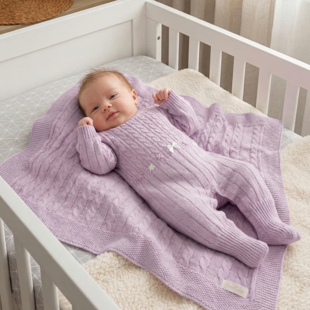 Kit 2 Peças Saída de Maternidade Bella Menina RN 0-3 Meses