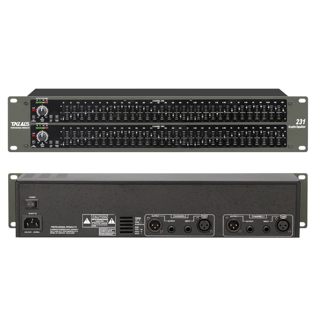 Equalizador De Audio Tklbls 31 Bandas Stéreo Eq231 Bivolt 110/220V