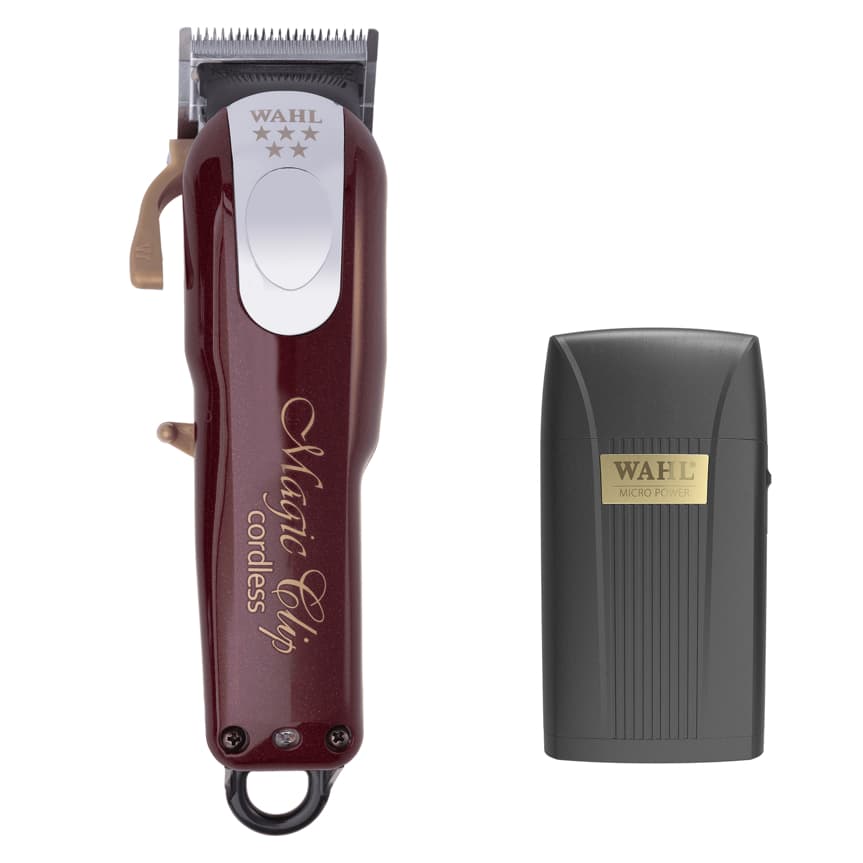 Kit Máquina de Cortar Cabelo Magic Clip Cordless + Máquina de Acabamento Micro Power Shaver