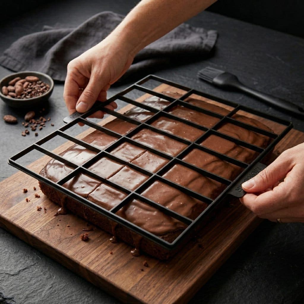 Marcador de Fatia 6x3cm para Bolo Cortador Divisor de Bolo Confeitaria Preciso Profissional