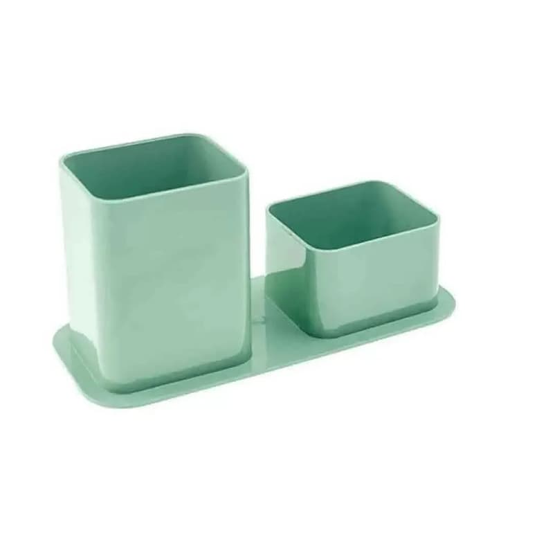 Porta Caneta Duplo Verde -- Dello