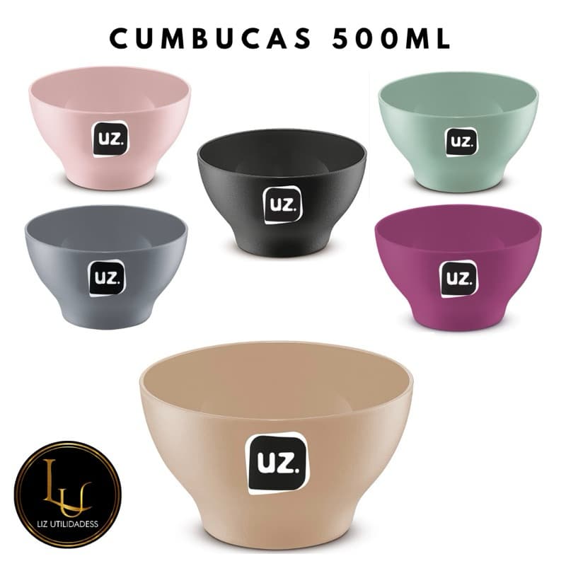 Kit com 3 Cumbucas 500ml PREMIUM UZ.