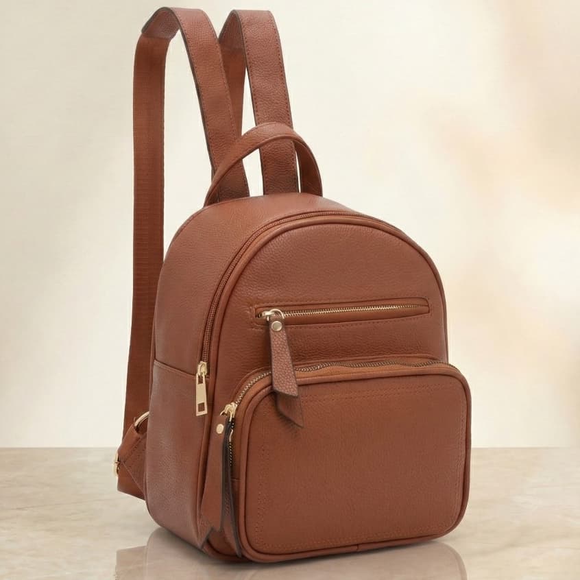 Mini Mochilas Bolsa Media Pequen Feminina Casual Escolar Trabalho Viagem Couro Sintéticos Para Uso EM Dia dia
