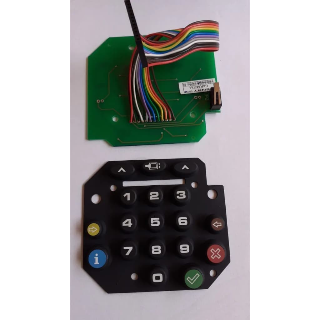 Kit Teclado Completo Com Membrana Henry Prisma R01 A R04