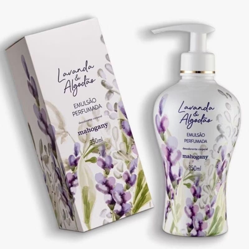 Creme Hidratante Corporal Lavanda e Algodão Mahogany 350ml