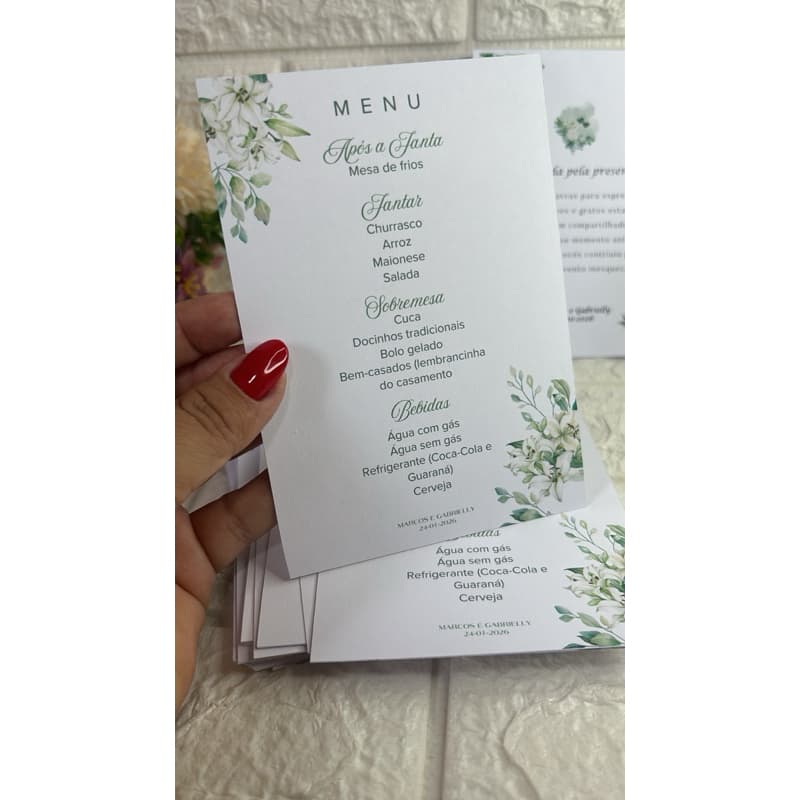 Menu Casamenro / Cardápio /Bebidas
