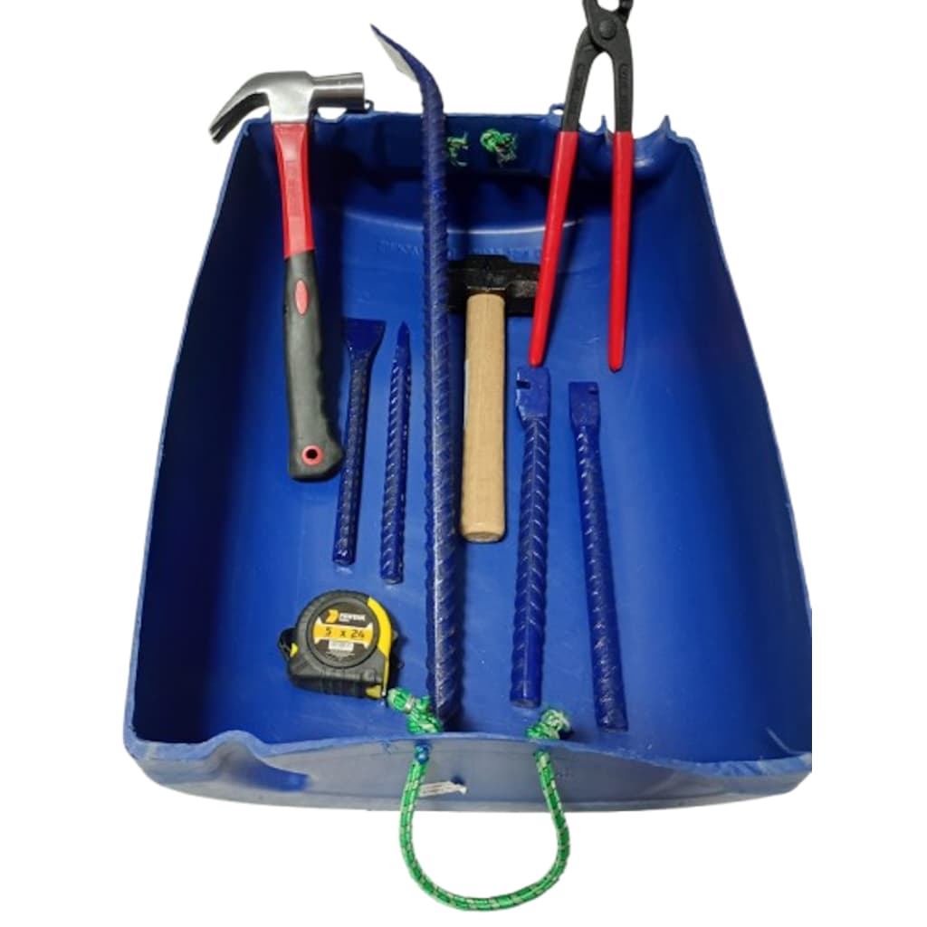 Kit Ferramentas 10 Pcs Pé Cabra Chave De Vira Ferro Trena