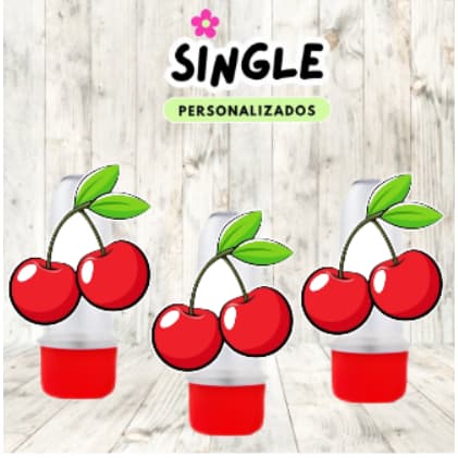Cerejinha Kit com 10 tubetes pequeno 8cm Lembrancinha para festa infantil Kit festa personalizado