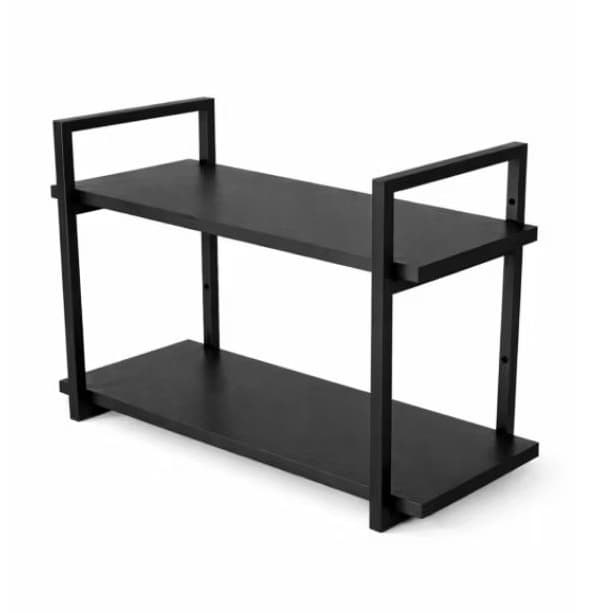 prateleira nicho estilo industrial prateleira MDF suporte de metal