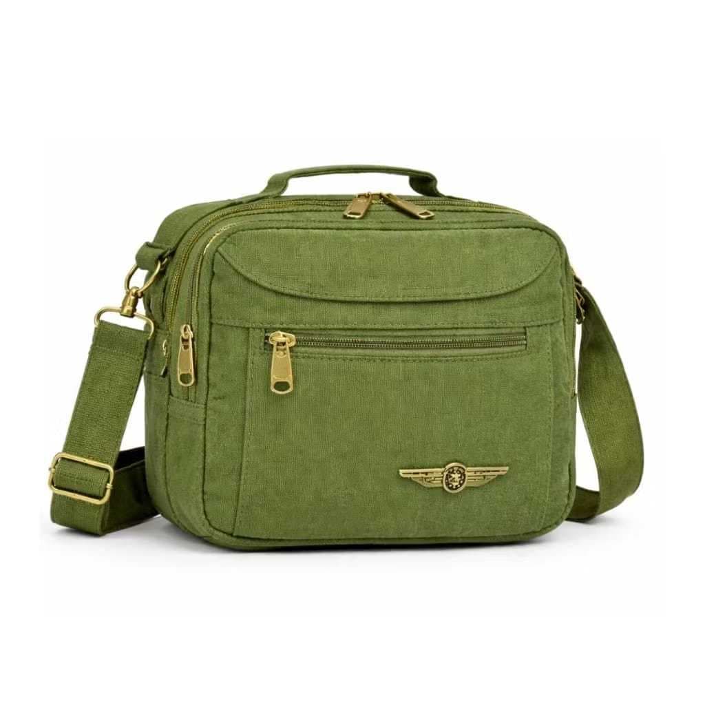 BOLSA TRANSVERSAL 01969# UNISSEX EM LONA REFORÇADA TIRA-COLO